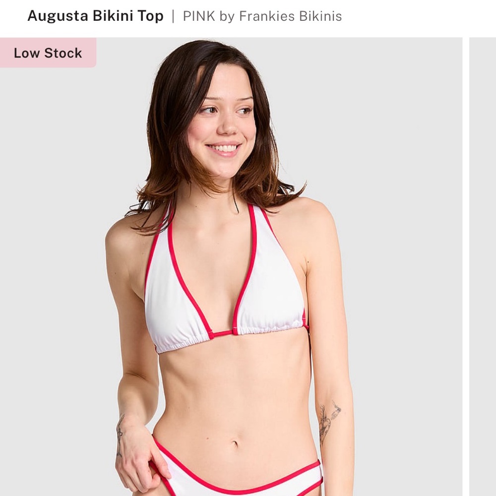 ISO Augusta Bikini Top vs pink x frankies bikinis